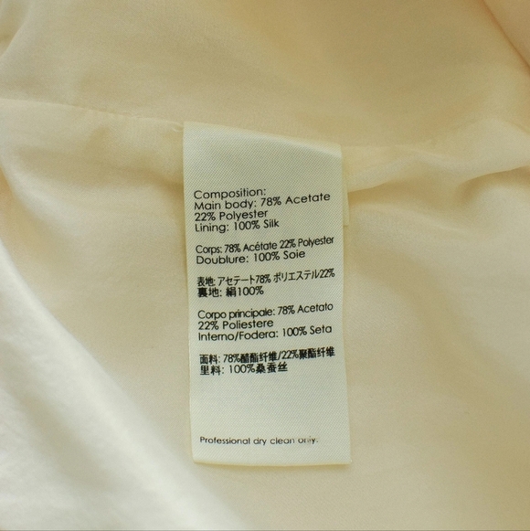 3.1 Phillip Lim Wide Leg Pants High Waisted Ivory Silk Lined Size 2 - Picture 9 of 11